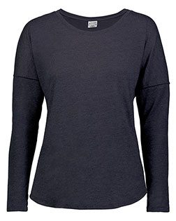Augusta Sportswear 3077 Ladies Lux Tri-Blend Long Sleeve Tee at GotApparel