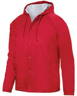 Augusta Sportswear 3102  Hooded Coach's Jacket at GotApparel
