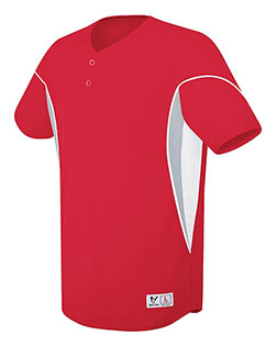 Augusta 312051 Boys Youth Ellipse Two-Button Jersey at GotApparel
