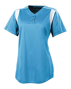 Augusta 312192 Women Ladies Double Play Softball Jersey at GotApparel