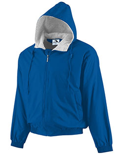 Augusta Sportswear 3280  Hooded Taffeta Jacket/Fleece Lined at GotApparel