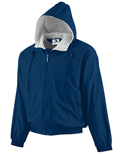 Augusta Sportswear 3281  Youth Hooded Taffeta Jacket/Fleece Lined at GotApparel