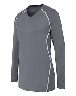 Augusta 342162 Women Ladies Long Sleeve Solid Jersey at GotApparel