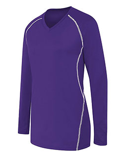 Augusta 342163 Girls  Long Sleeve Solid Jersey at GotApparel
