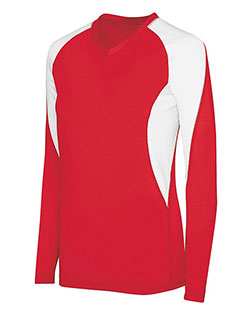 Augusta 342182 Women Ladies Long Sleeve Court Jersey at GotApparel