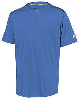 Augusta 3R7X2B Boys Youth Performance Two-Button Solid Jersey at GotApparel