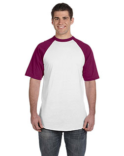 Augusta Sportswear 423  Baseball Short Sleeve Tee 2.0 at GotApparel