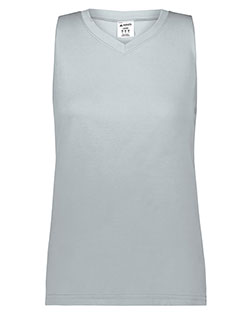 Augusta Sportswear 4795 Girls Attain Wicking Sleeveless Jersey at GotApparel