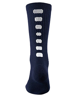 Augusta 6091 Women Color Block Crew Sock at GotApparel