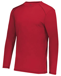 Augusta 6845 Men Super Soft-Spun Poly Long Sleeve Tee at GotApparel