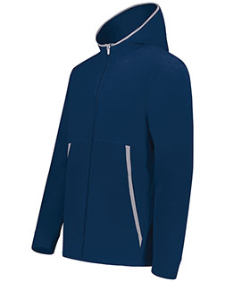 Augusta 6859 Boys Youth Chill Fleece 2.0 Full Zip Hoodie at GotApparel