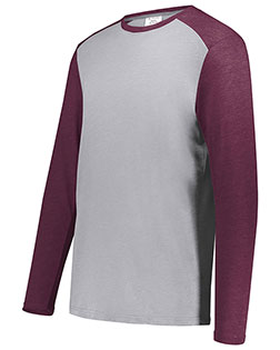 Augusta 6881 Men Gameday Vintage Long Sleeve Tee at GotApparel