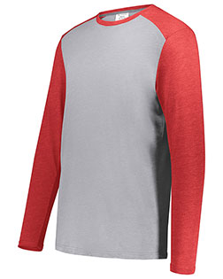Augusta 6882 Boys Youth Gameday Vintage Long Sleeve Tee at GotApparel