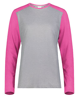 Augusta 6883 Women Ladies Gameday Vintage Long Sleeve Tee at GotApparel