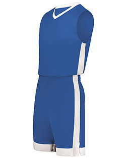 Augusta 6890 Boys Youth Match-Up Basketball Shorts at GotApparel