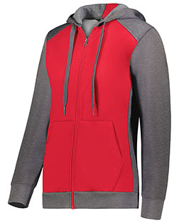 Augusta Sportswear 6901  Ladies Three-Season Fleece Full Zip Hoodie at GotApparel