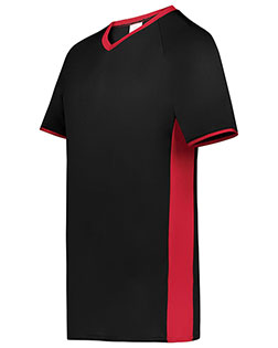 Augusta 6908 Boys Youth Cutter+ V-Neck Jersey at GotApparel