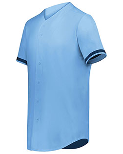 Augusta 6909 Men Cutter+ Full Button Baseball Jersey at GotApparel