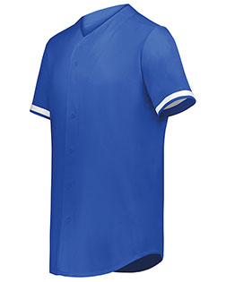 Augusta 6909 Men Cutter+ Full Button Baseball Jersey at GotApparel