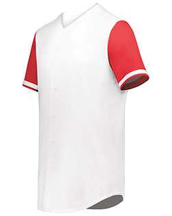 Augusta 6910 Boys Youth Cutter+ Full Button Baseball Jersey at GotApparel