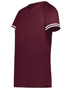 Augusta 6917 Women Ladies Cutter+ Henley Jersey at GotApparel