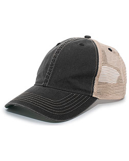 Augusta V37 Vintage "Dirty" Trucker Snapback Cap at GotApparel