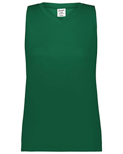 Augusta Sportswear 4795 Girls Attain Wicking Sleeveless Jersey at GotApparel