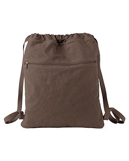 Authentic Pigment 1901 Unisex 14 Oz Canvas Cinch Sack at GotApparel