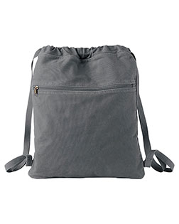 Authentic Pigment 1901 Unisex 14 Oz Canvas Cinch Sack at GotApparel