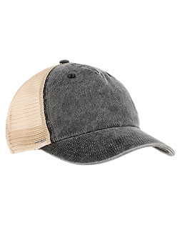 Authentic Pigment AP1924  Pigment Dyed 5-Panel Trucker at GotApparel