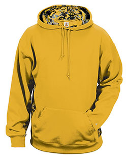 Badger 1464  Digital Camo Colorblock Performance Fleece Hooded Sweatshirt at GotApparel