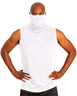 Badger 1924 Boys Youth 2B1 Sleeveless T-Shirt with Mask at GotApparel