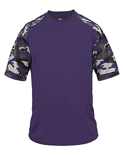 Badger 2141  Youth Camo Sport T-Shirt at GotApparel