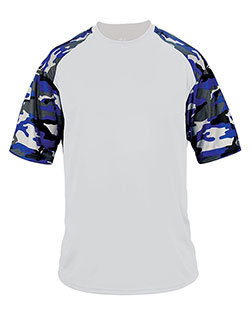 Badger 2141 Youth Camo Sport T-Shirt at GotApparel