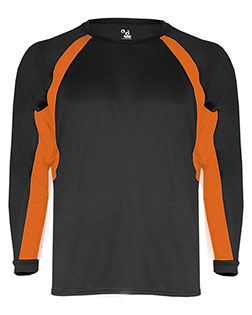 Badger 2154 Youth B-Core Hook Long Sleeve T-Shirt at GotApparel