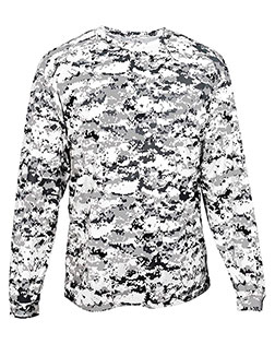 Badger 2184 Youth Digital Camo Long Sleeve T-Shirt at GotApparel