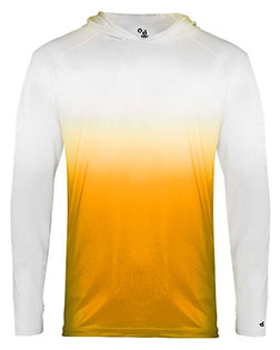 Badger 2205  Youth Ombre Long Sleeve Hooded T-Shirt at GotApparel