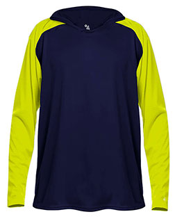 Badger 2235 Boys Breakout Youth Hooded T-Shirt at GotApparel