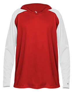 Badger 2235 Boys Breakout Youth Hooded T-Shirt at GotApparel