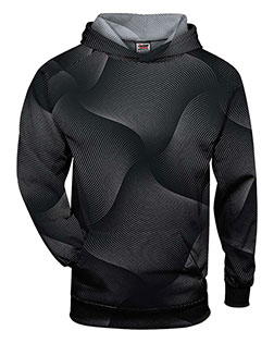 Badger 2413 Youth Warp Hooded Long Sleeve T-Shirt at GotApparel