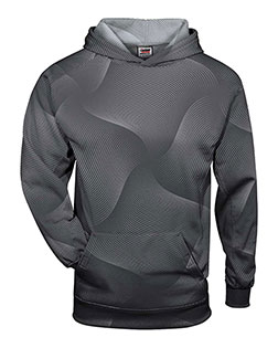 Badger 2413 Youth Warp Hooded Long Sleeve T-Shirt at GotApparel