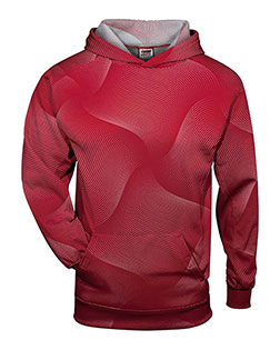 Badger 2413 Youth Warp Hooded Long Sleeve T-Shirt at GotApparel
