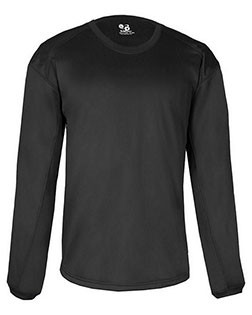 Badger 2453 Boys BT5 Performance Fleece Open Bottom Crewneck at GotApparel