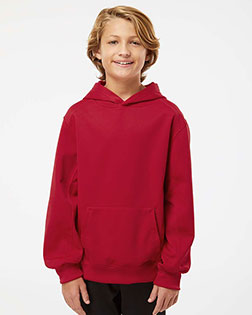 Badger 2454 Youth Performance Fleece Hooded Sweatshirt at GotApparel