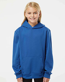 Badger 2454 Youth Performance Fleece Hooded Sweatshirt at GotApparel