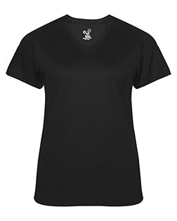 Badger 4062 Women Ultimate SoftLock™ 's V-Neck T-Shirt at GotApparel