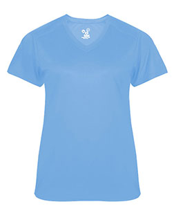 Badger 4062 Women Ultimate SoftLock™ 's V-Neck T-Shirt at GotApparel