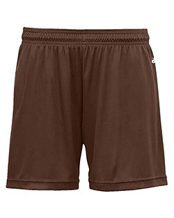 Badger 4116 Women's B-Core 5-Inch Inseam Shorts at GotApparel