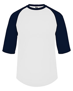 Badger 4133 B-Core Three-Quarter Sleeve Baseball T-Shirt at GotApparel