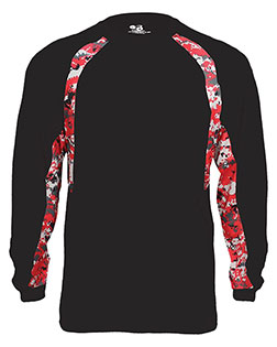 Badger 4155  Digital Camo Hook Long Sleeve T-Shirt at GotApparel